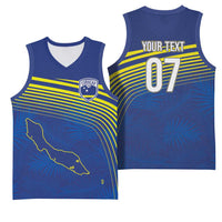 Curacao Football Custom Korsou Blue Wave Basketball Jersey Making History - Wonder Print Shop