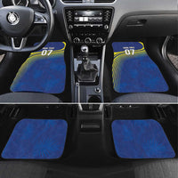 Curacao Football Custom Korsou Blue Wave Car Mats Making History - Wonder Print Shop