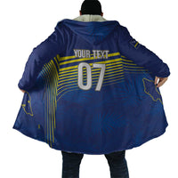 Curacao Football Custom Korsou Blue Wave Cloak Making History - Wonder Print Shop