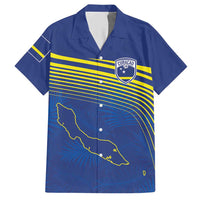 Curacao Football Custom Korsou Blue Wave Hawaiian Shirt Making History - Wonder Print Shop