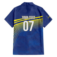 Curacao Football Custom Korsou Blue Wave Hawaiian Shirt Making History - Wonder Print Shop