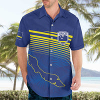 Curacao Football Custom Korsou Blue Wave Hawaiian Shirt Making History - Wonder Print Shop