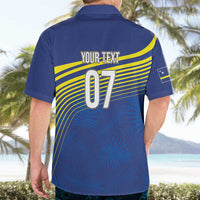 Curacao Football Custom Korsou Blue Wave Hawaiian Shirt Making History - Wonder Print Shop