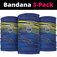 Curacao Football Custom Korsou Blue Wave Neck Gaiter Making History - Wonder Print Shop