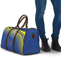 Curacao Football Custom Korsou Blue Wave Travel Bag Making History - Wonder Print Shop