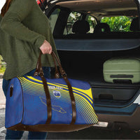 Curacao Football Custom Korsou Blue Wave Travel Bag Making History - Wonder Print Shop