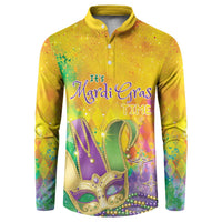 Mardi Gras Button Sweatshirt Watercolor Mix - Carnival Bling LT7 - Wonder Print Shop