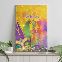 Mardi Gras Canvas Wall Art Watercolor Mix - Carnival Bling LT7 - Wonder Print Shop