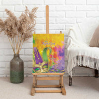 Mardi Gras Canvas Wall Art Watercolor Mix - Carnival Bling LT7 - Wonder Print Shop