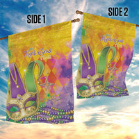 Mardi Gras Garden Flag Watercolor Mix - Carnival Bling - Wonder Print Shop