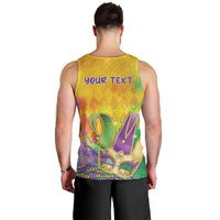 Mardi Gras Men Tank Top Watercolor Mix - Carnival Bling - Wonder Print Shop