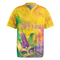 Mardi Gras Rugby Jersey Watercolor Mix - Carnival Bling - Wonder Print Shop