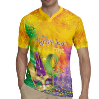 Mardi Gras Rugby Jersey Watercolor Mix - Carnival Bling - Wonder Print Shop