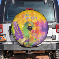 Mardi Gras Spare Tire Cover Watercolor Mix - Carnival Bling - Wonder Print Shop