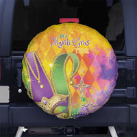 Mardi Gras Spare Tire Cover Watercolor Mix - Carnival Bling - Wonder Print Shop