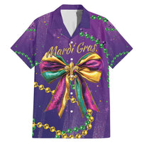 Mardi Gras Family Matching Mermaid Dress and Hawaiian Shirt Coquette Bow Glitter Motifs LT7 - Wonder Print Shop