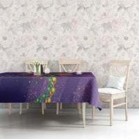 Mardi Gras Tablecloth Coquette Bow Glitter Motifs - Wonder Print Shop