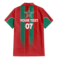 Custom Morocco Football Family Matching Mermaid Dress and Hawaiian Shirt Nations Cup 2024 Atlas Lions LT7 - Wonder Print Shop