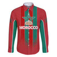 Custom Morocco Football Family Matching Puletasi and Hawaiian Shirt Nations Cup 2024 Atlas Lions - Wonder Print Shop