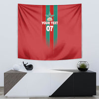Custom Morocco Football Tapestry Nations Cup 2024 Atlas Lions - Wonder Print Shop