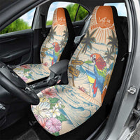Christmas In July - Hawaii Retro Car Seat Cover Lost In Parrot-dise