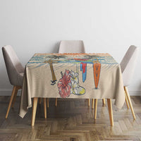 Christmas In July - Hawaii Retro Tablecloth Lost In Parrot-dise