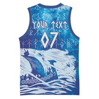 Norges Football WC2026 Custom Viking Rowing Basketball Jersey Raging Waves