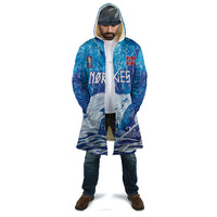 Norges Football WC2026 Custom Viking Rowing Cloak Raging Waves