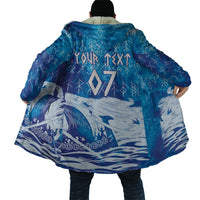 Norges Football WC2026 Custom Viking Rowing Cloak Raging Waves