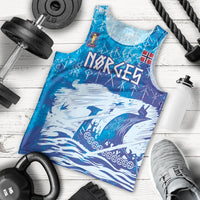 Norges Football WC2026 Custom Viking Rowing Men Tank Top Raging Waves