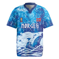Norges Football WC2026 Custom Viking Rowing Rugby Jersey Raging Waves