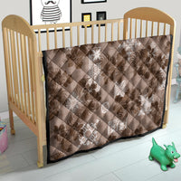 Vintage Hawaii Quilt Hibiscus Mix Hawaiian Quilt Patches - Brown - Wonder Print Shop