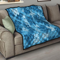 Hawaii Tapa Quilt Hibiscus Mix Hawaiian Quilt Patches - Blue - Wonder Print Shop