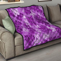 Hawaii Tapa Quilt Hibiscus Mix Hawaiian Quilt Patches - Violet - Wonder Print Shop