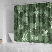 hawaii-tapa-shower-curtain-hibiscus-mix-hawaiian-quilt-patches-sage-green