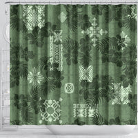 hawaii-tapa-shower-curtain-hibiscus-mix-hawaiian-quilt-patches-sage-green