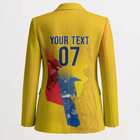 Ecuador Football Custom WC2026 Blazer Historical Symbols - Wonder Print Shop