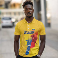 Ecuador Football Custom WC2026 Polo Shirt Historical Symbols - Wonder Print Shop
