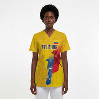 Ecuador Football Custom WC2026 Scrub Top Historical Symbols - Wonder Print Shop
