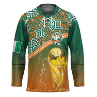 Ivory Coast Football Tribal Patterns Hockey Jersey WC2026 - Wonder Print Shop