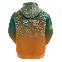 Ivory Coast Football Tribal Patterns Hoodie WC2026 - Wonder Print Shop