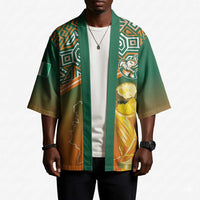 Ivory Coast Football Tribal Patterns Kimono WC2026 - Wonder Print Shop
