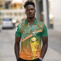Ivory Coast Football Tribal Patterns Polo Shirt WC2026 - Wonder Print Shop