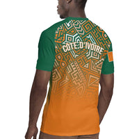Ivory Coast Football Tribal Patterns Rugby Jersey WC2026 - Wonder Print Shop