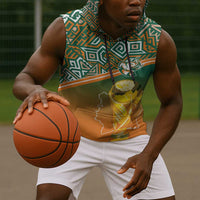 Ivory Coast Football Tribal Patterns Sleeveless Hoodie WC2026 - Wonder Print Shop