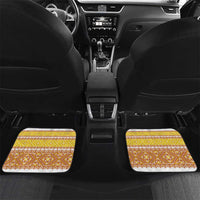 Habesha Motifs Ethiopia Car Mats Tilet White Gold
