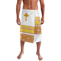 Habesha Motifs Ethiopia Lavalava Tilet White Gold