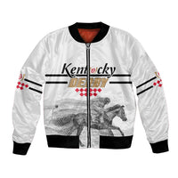 Kentucky Horse Racing Bomber Jacket The Race For The Roses LT7 - Wonder Print Shop