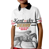 Kentucky Horse Racing Polo Shirt for Kid The Race For The Roses - Wonder Print Shop