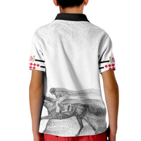 Kentucky Horse Racing Polo Shirt for Kid The Race For The Roses - Wonder Print Shop